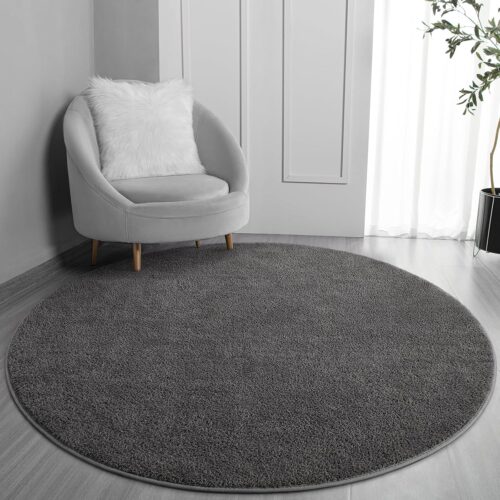Dark Grey Super-Soft Memory-Foam Cushion Carpet